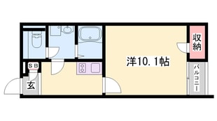 播磨町駅 徒歩10分 1階の物件間取画像